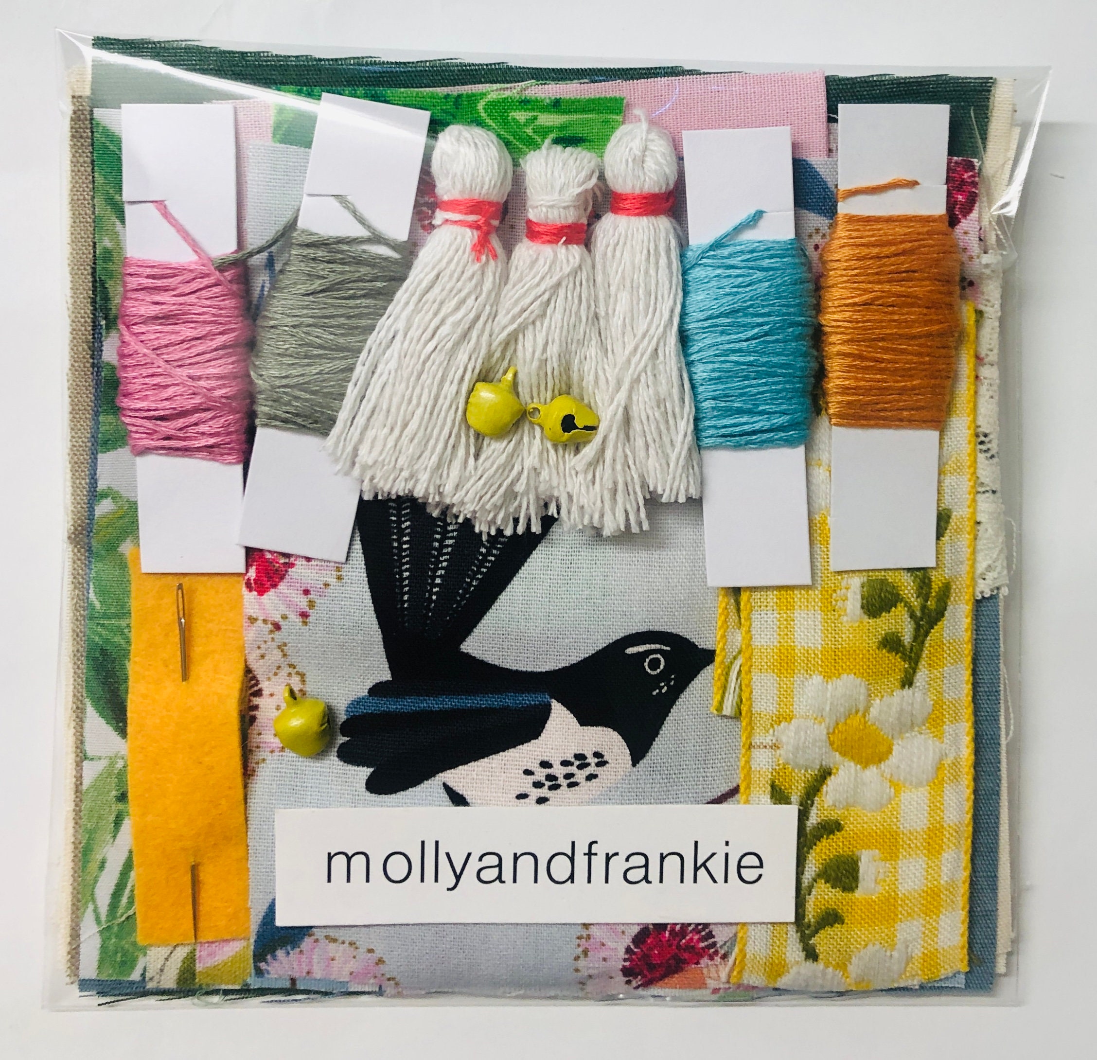 Meditation Sewing Kit Slow Stitching Craft Kit Australian Etsy