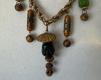 Aziatische bedelketting Miriam Haskell