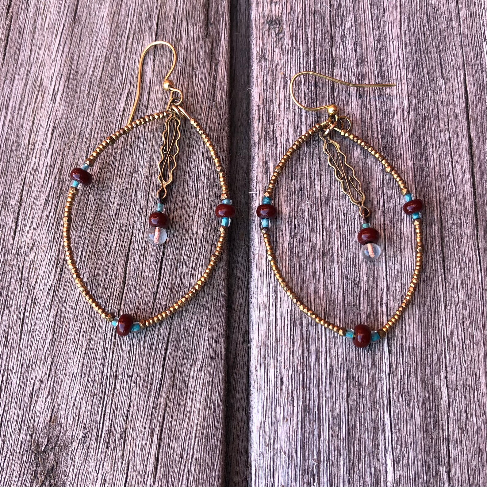 Pendientes De Aro Cordón En Latón Bañado En Oro 18Kt, Diámetro 26 Mm, Cierre De Presión - Joyería Elegante Para Mujer