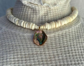 Vintage Puka-schelpketting