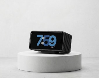 RiDGE 1 iPhone Standby Dock: MagSafe-tillbehör i kolfiber för skrivbord och säng