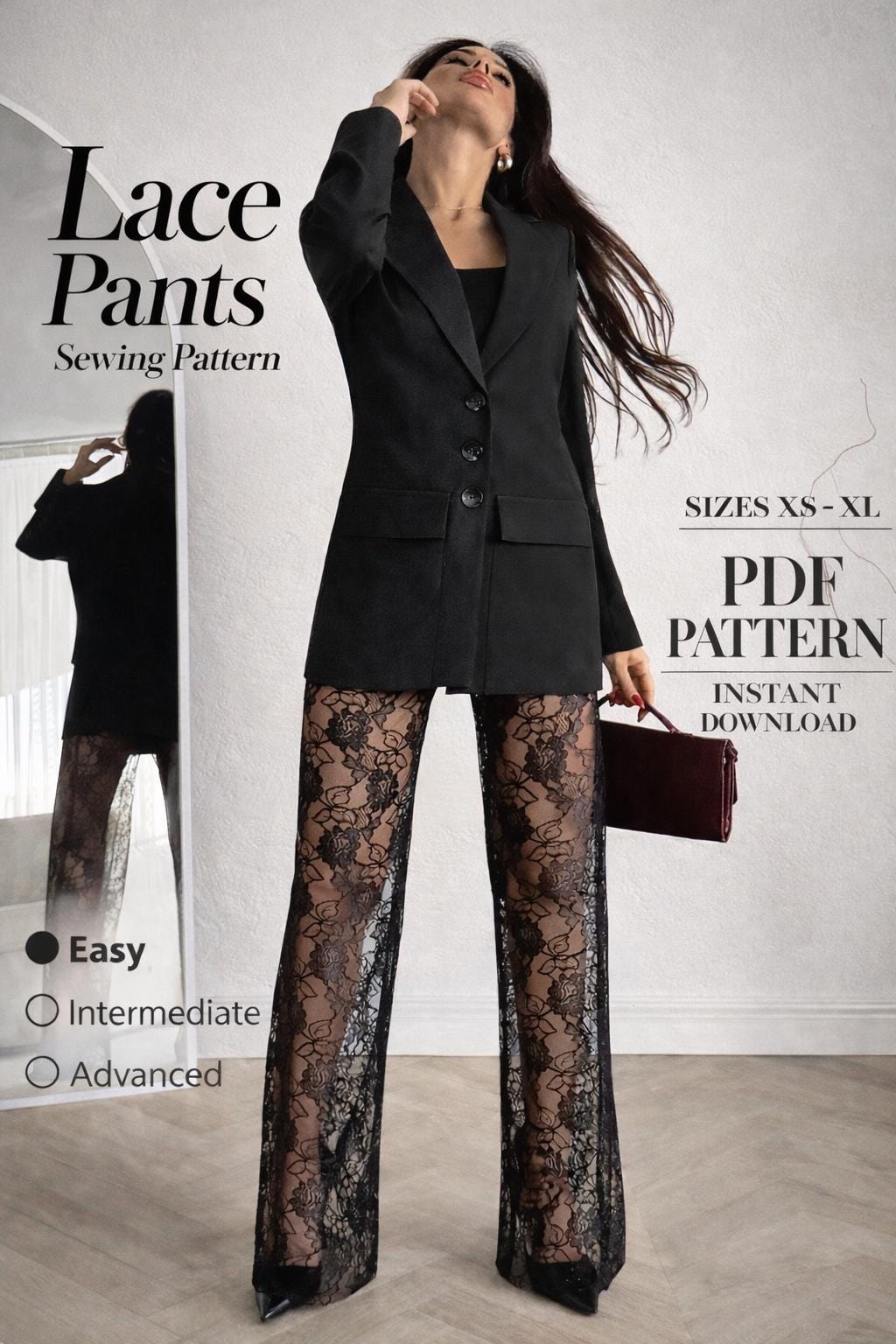 knee length dresses for ladies Power Mesh Pants for Tall Women main image 0