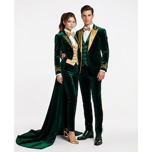 men's suit to match emerald green dress Check out @simonelovee