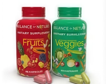 2 Pack, 90 Fruits and 90 Veggies Whole Food Supplement with Superfood Sealed