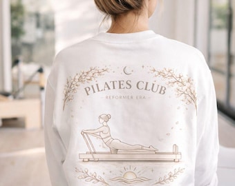 Club de Pilates SVG PNG / Diseño de entrenamiento (Descarga digital)