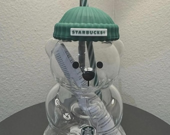 2026 Glass Starbucks Bearista Bear Cold Cup Holiday Limited Edition authentic