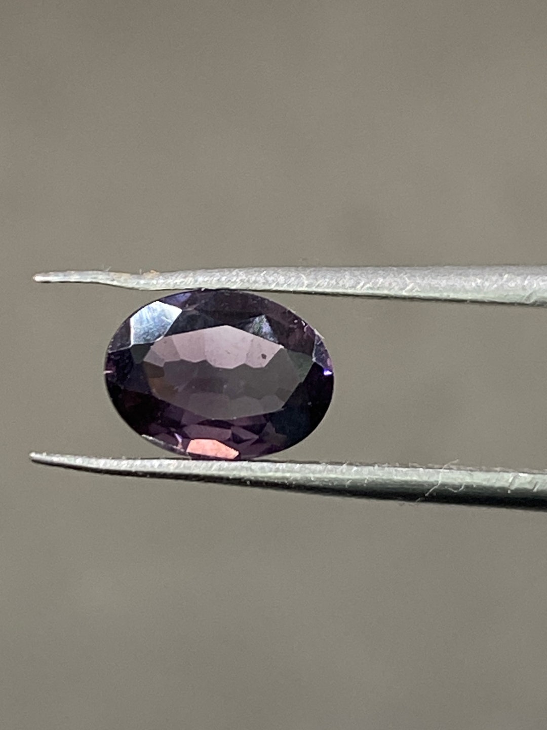 0.96CT 6.8X6MM OVAL Natural Unheated Reddish Pink Tourmaline