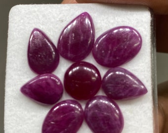 Natural ruby unheated untreated ruby old mines good quality weight 17 carats size 9mm-12x9mm unheated untreated ruby cabochon
