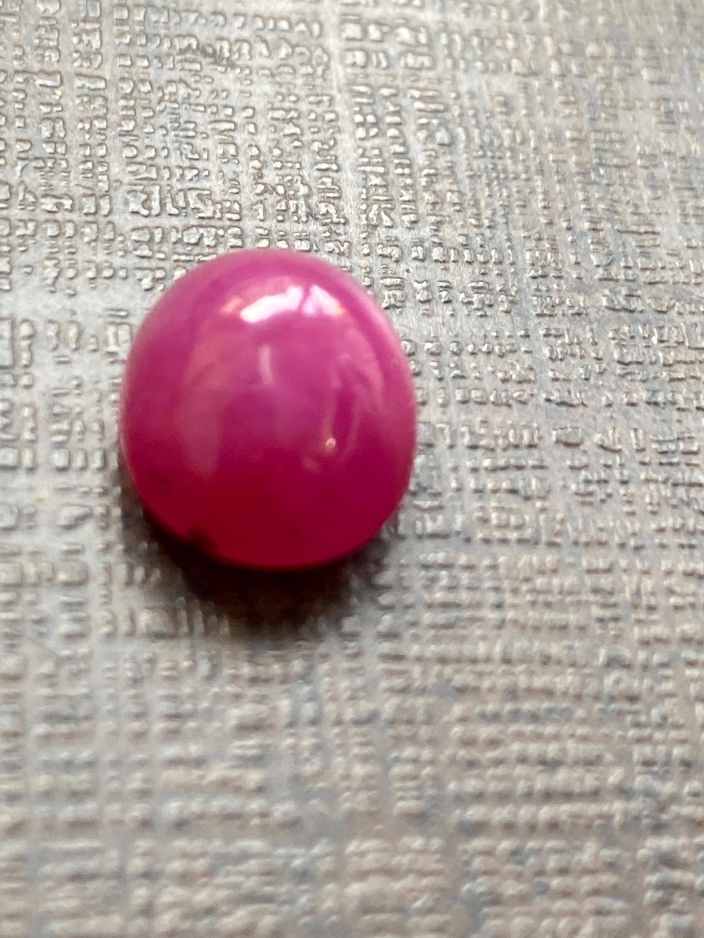 Stunning Rare Natural Ruby Oval Cabochon Blood Red Ruby Beautiful