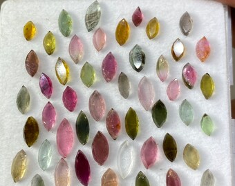 Beautiful candies Tourmaline marquees size 6x3mm-10x4mm  wt 22 carats pcs 50 Tourmaline mirror cut marquees