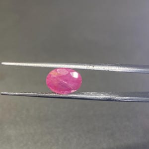 Exquisite very rare natural ruby  oval shape cut mozambique ruby pcs 1 wt 1.90 cts size 8.8x6.7mm unheated ruby cut