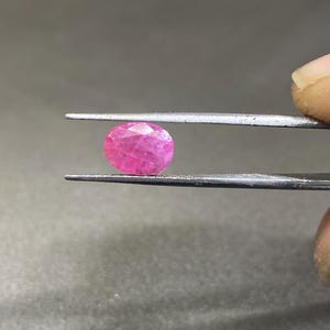 Very rare natural ruby oval shape cut mozambique ruby pcs 1 wt 1.30 cts size 8.2x6.3mm unheated ruby cut