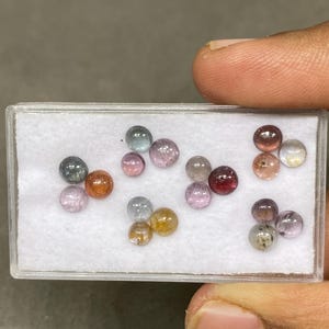 Amazing rare Burma mines spinel round shape rosecut weight carats size pcs 18 spinel round cabochons