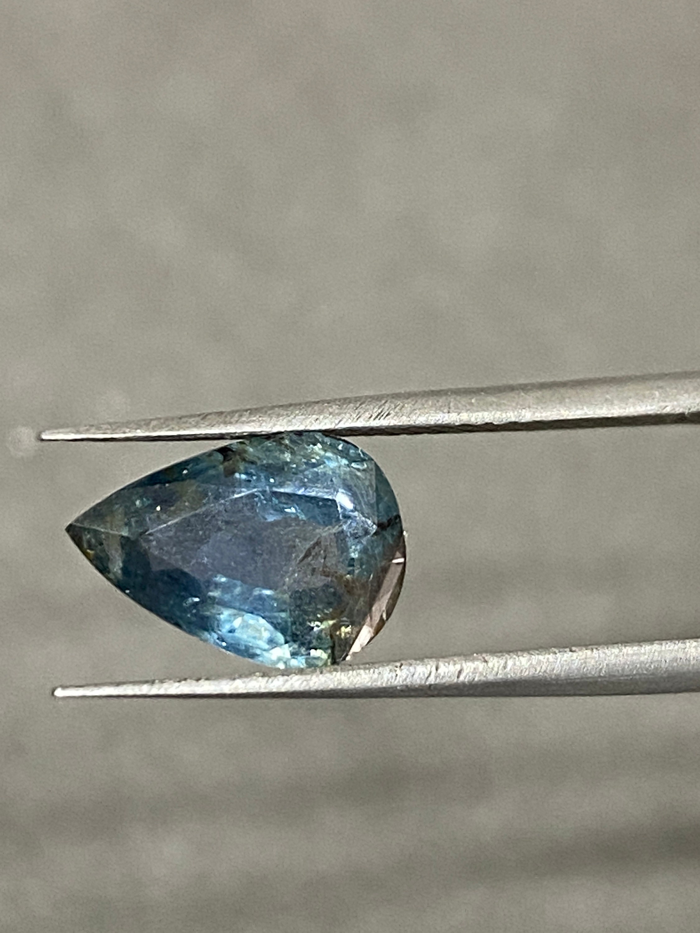 Beautiful Very Rare Natural Blue Sapphire Pear Cut Stone - Etsy