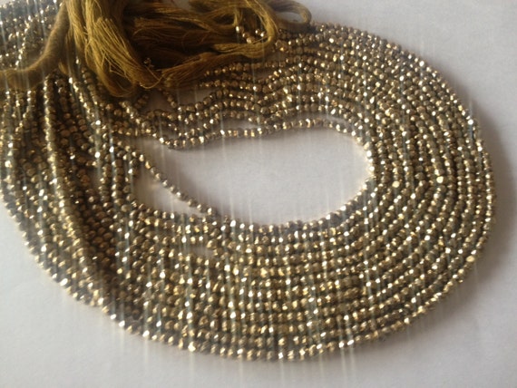 Rondelles à facettes facettes facettes perles de pyrite taille 3 à 3,5 mm de longueur 13,5 pouces AAA qualité 30 brins à prix d’usine 9fc844 Rondelles à facettes facettes facettes perles de pyrite taille 3 à 3,5 mm de longueur 13,5 pouces AAA qualité 30 brins à prix d’usine 9fc844