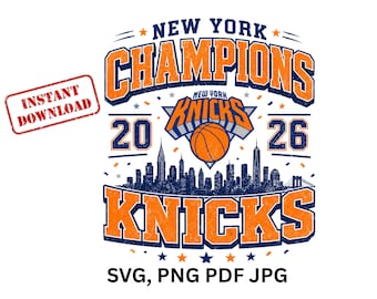 New York Knicks 2026 Champions Basketball Design (Digital Download)