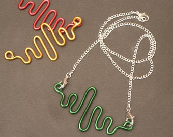 VIDEO GAME Health Status Necklace Set - Girl Gamer Necklace - Geeky Video Game Jewellery - Gaming Gifts - Nerd Jewelry