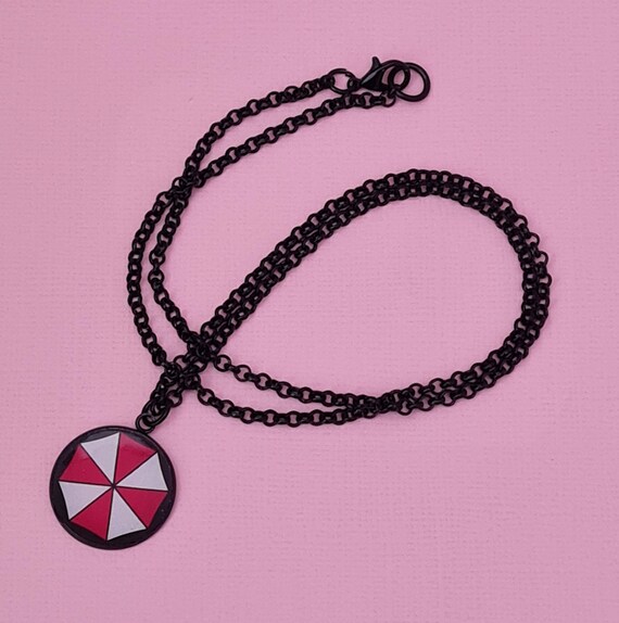 Resident Evil Umbrella Corporation Necklace - Girl Gamer Necklace