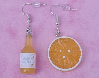 Honey Lemon Soda Earrings - Anime Jewelry