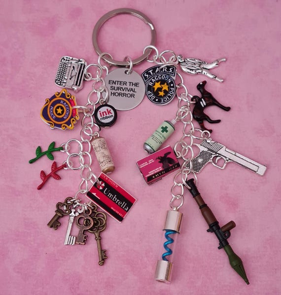 Resident Evil Enter the Survival Horror Keychain - Video Game