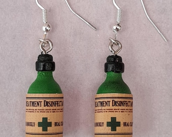 Resident Evil First Aid Med Earrings - Video Game Jewellery - Biohazard - Resident Evil Inspired Gifts - Zombie Apocalypse Jewellery