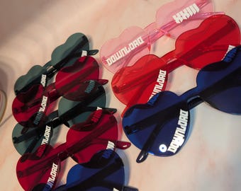 Download XXIII Heart Sunglasses | Photo Props | 13 Colours