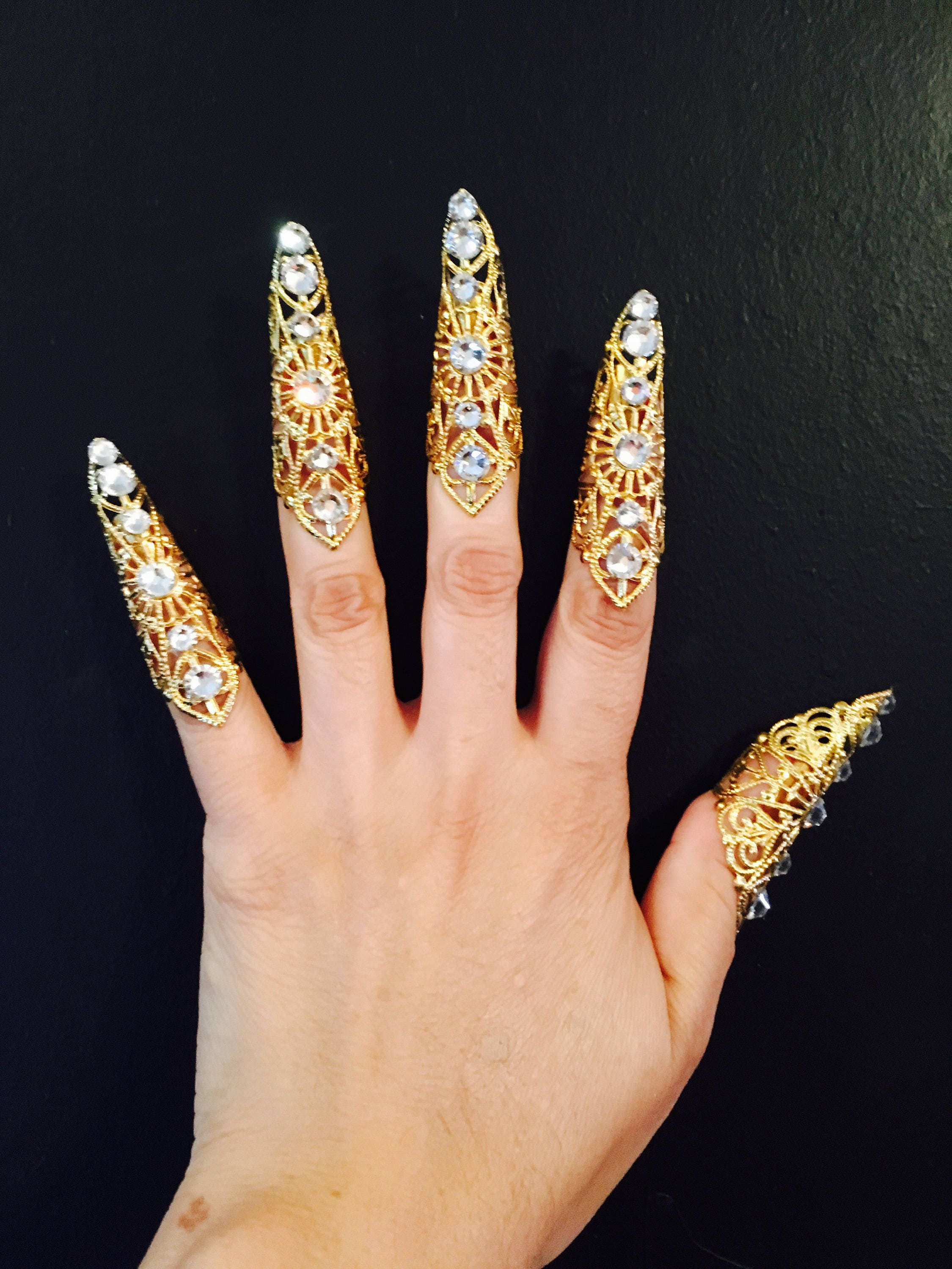 Mini Claw Rings,nail Tips,nail Guards,nail Jewels,finger Tips