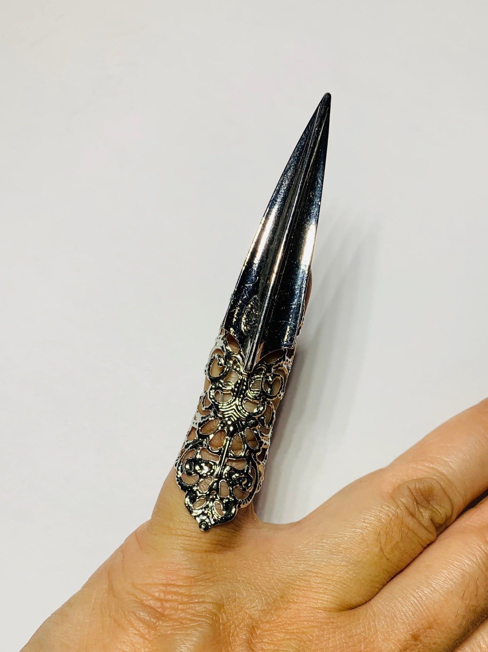 Shield Claw Ring,pinky Ring,claw Ring,crystal Pinky Ring,nail Guard ...