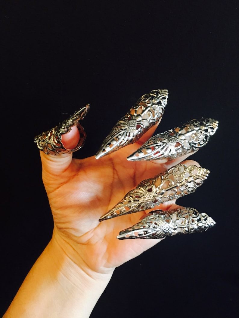Iron Claws Set of 5pcs. Made in Dull Silver Color and a - Etsy