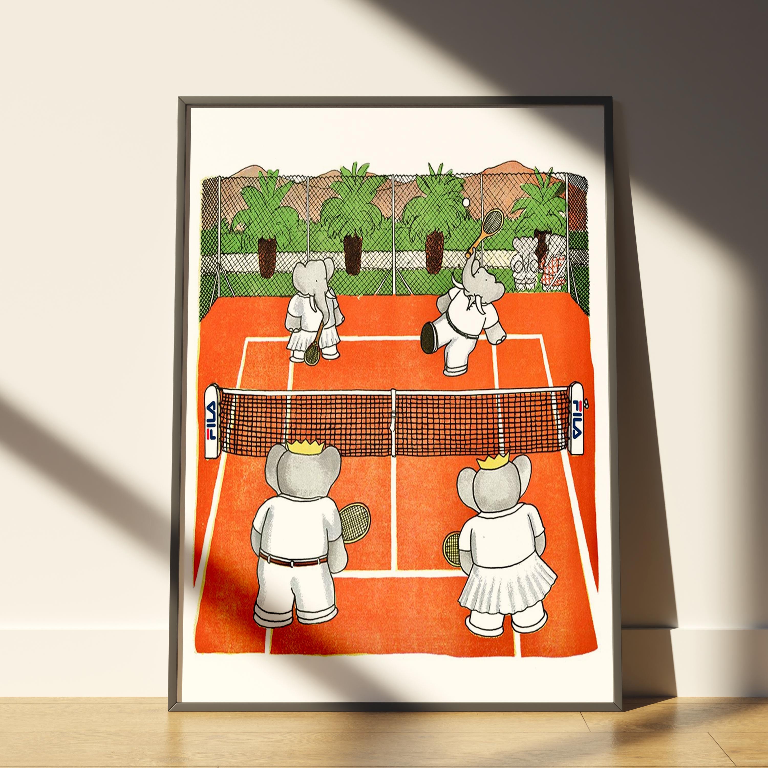 Babar Tennis - Etsy