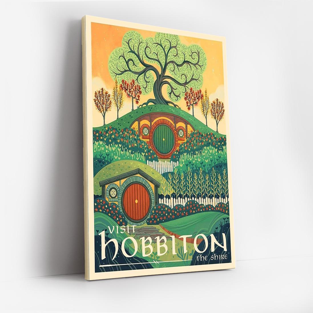 Lord of the Rings Travel Poster Set, Middle Earth Art Prints,hobbiton ...