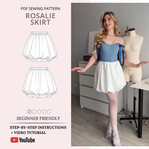 Bubble Skirt Pattern | Balloon Skirt | Easy Sewing Pattern for Beginners