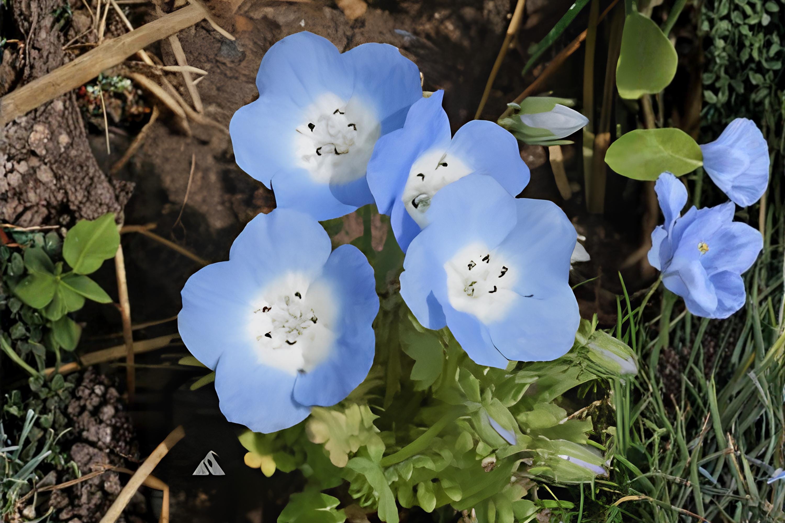 Blue Nemophila Artificial - Etsy