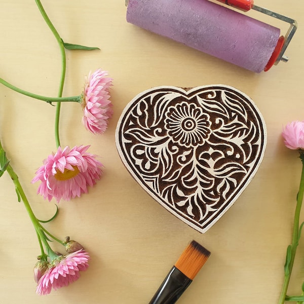 Heart Stamp, Printing Blocks, Hand Carved Stamps, Wedding Stamp, Stamps, Wood Blocks, Wooden Stamps, Art Stamps