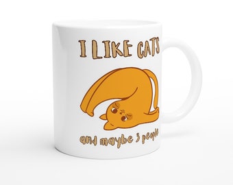 Cat Mug, Cat gifts for Cat Lovers, Coffee Cup, 11oz