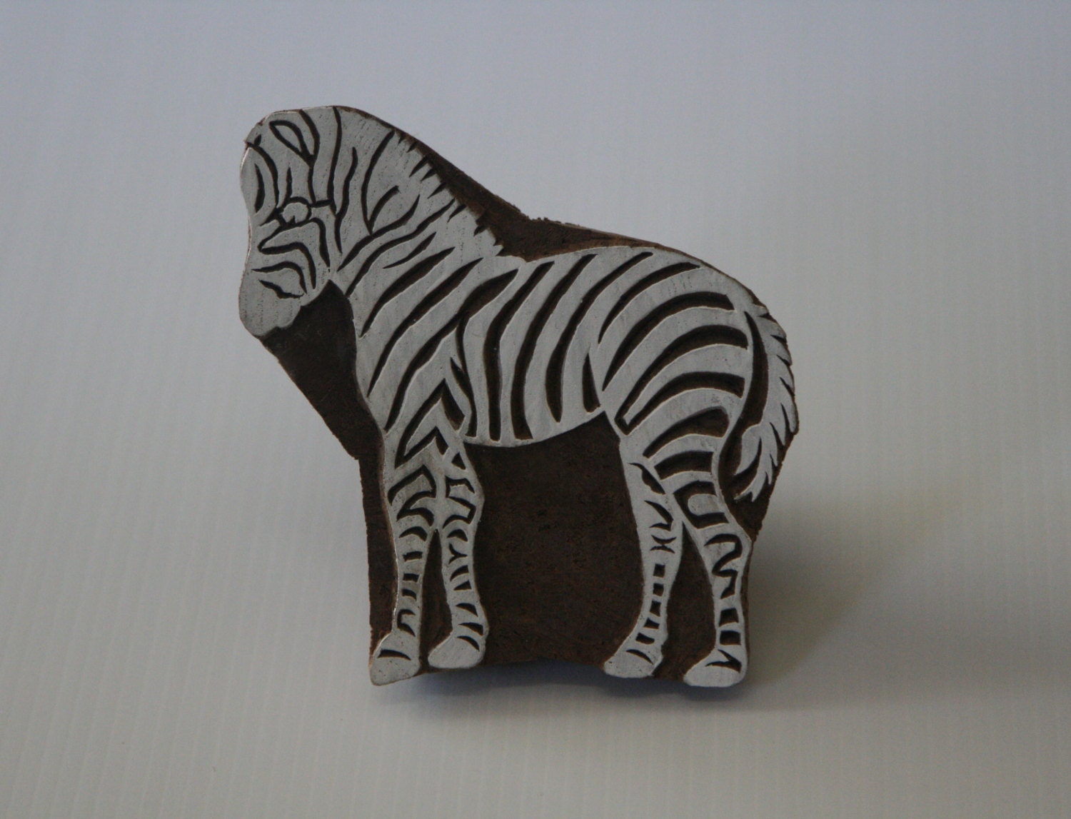 Zebra Stamp Wooden Block Print Zebra Horse Pattern Hand Etsy