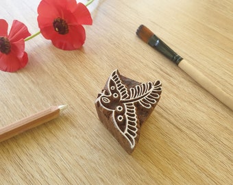 Bird Stamp, Art Stamps, Stamps Craft, Wood Stamp, Printing Blocks, Wooden Stamp, Pottery Stamp, Journal Supplies, Wooden Stamps, Handmade