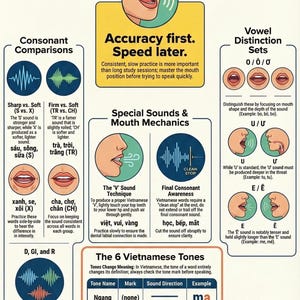 Vietnamese Pronunciation Guide for Thai Learners (PDF Bundle)