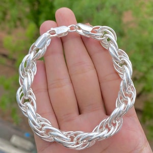 Italian 925 Sterling Silver Bracelet - Etsy Hong Kong