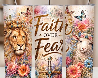 Christian Lion of Judah Tumbler PNG, Lamb of God Faith Graphict, Jesus Bible Verse Tumbler wrap Design Religious Sublimation skinny PNG File