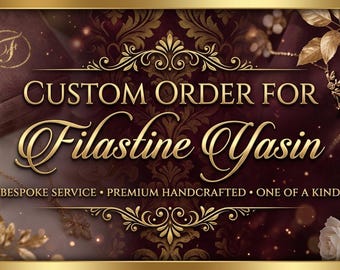 Encomenda personalizada para Filastine Yasin