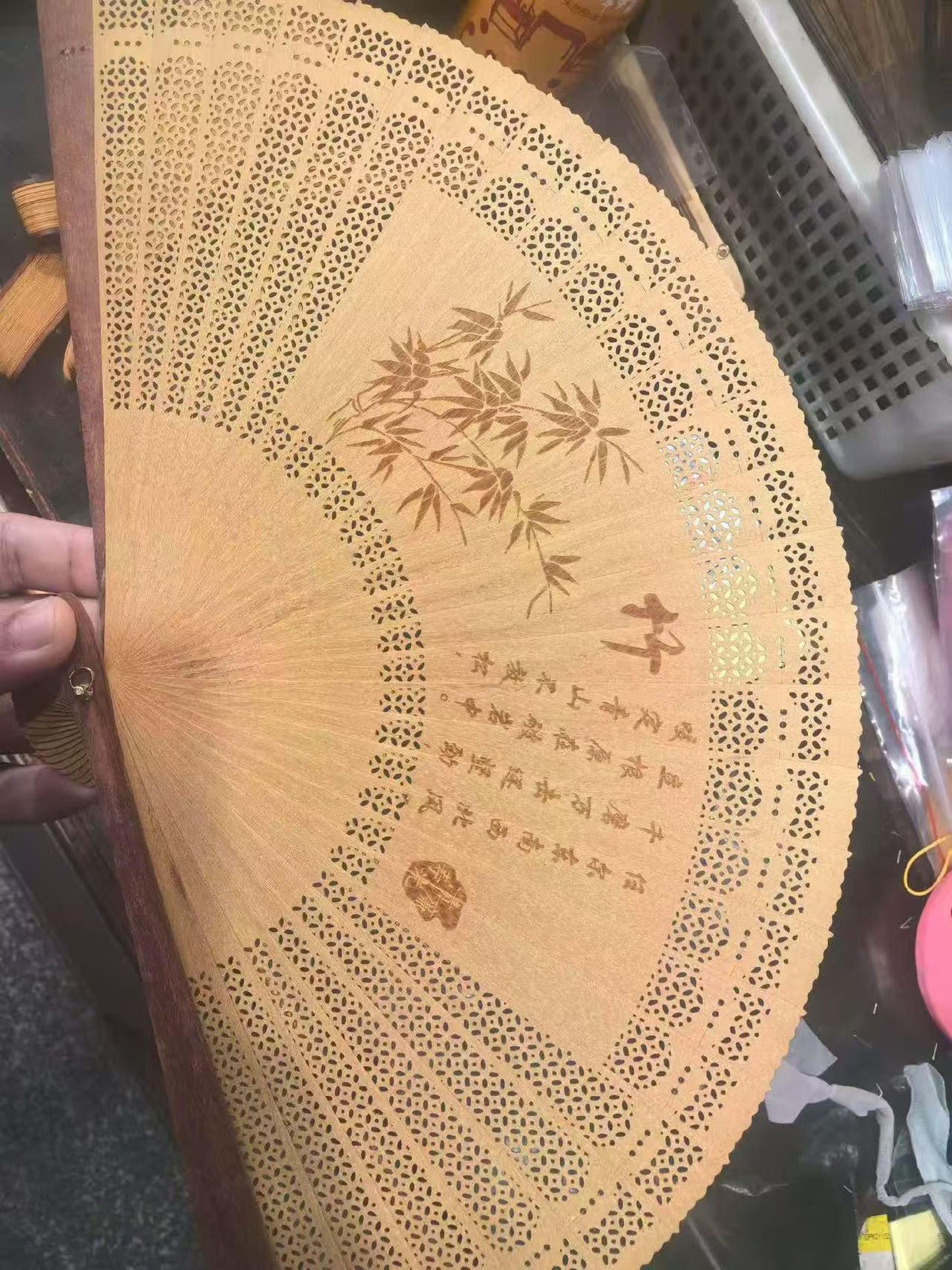 Chinese Classical Handmade Fans, Featuring Plum Blossoms, Orchids ...