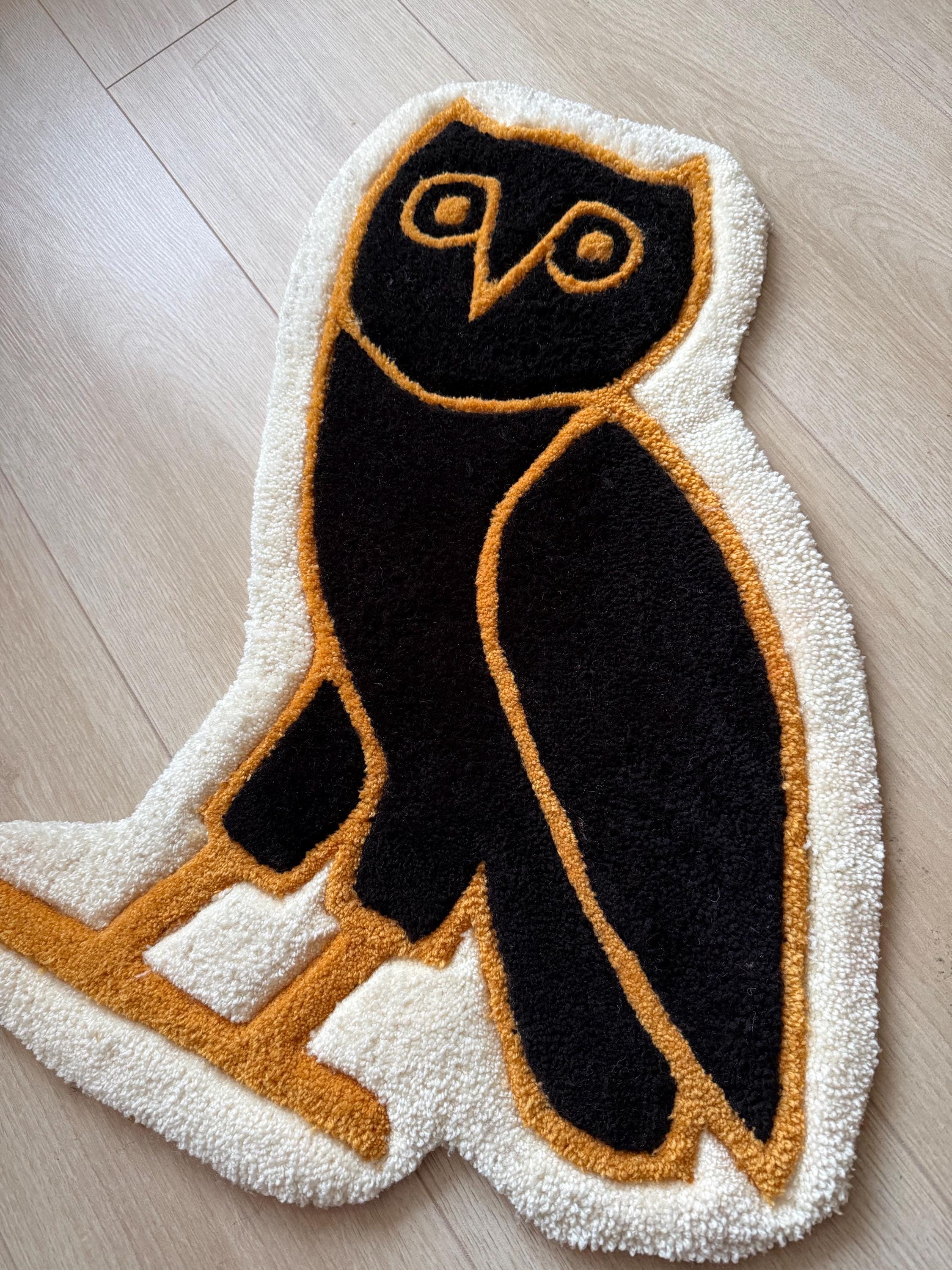 Ovo Rug OVO Owl Drake Rug 63 X 38 - Drake Rap House Decor - Hiphop House Decor ...