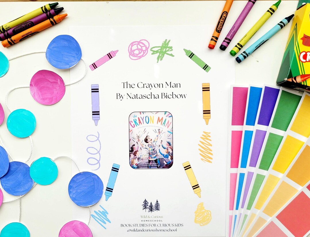 The Crayon Man Book Study - Etsy
