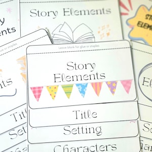 Story Elements Flip Book Bundle