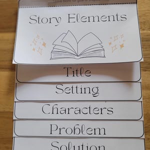 Story Elements Flip Book
