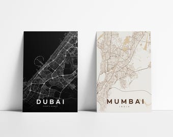 Impresiones de mapas personalizados en cualquier ubicación, póster de seguimiento vectorial.