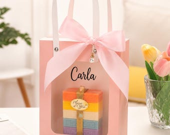 Savon personnalisé – Cadeau unique avec prénom ou message – Savon de Marseille ou artisanal – Idée cadeau original femme, homme, invité