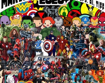 2000+ Mcu Superhero PNG, Marvel Comics PNG Bundle, Avengers PNG Clipart, Marvel Character Png, Marvel Heroes Png, Mcu Icon