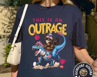 Vintage This is an Outrage TShirt, Princess Donut and Mongo Top, Dungeon Crawler Carl Shirt 05